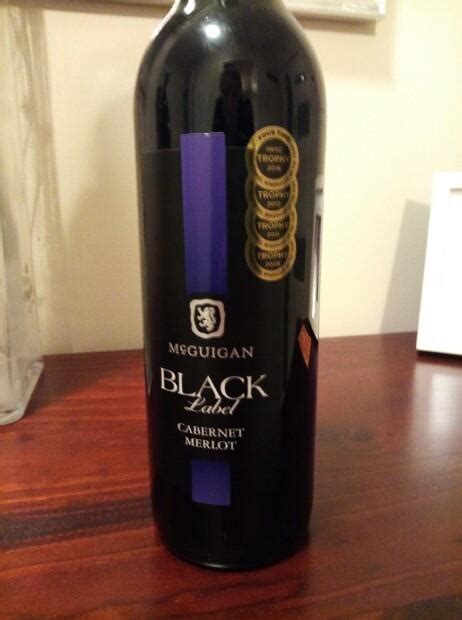 2018 McGuigan Black Label Cabernet-Merlot, Australia, South Eastern - CellarTracker