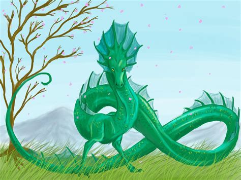 Lindworm Dragon Request by Caerulai on DeviantArt