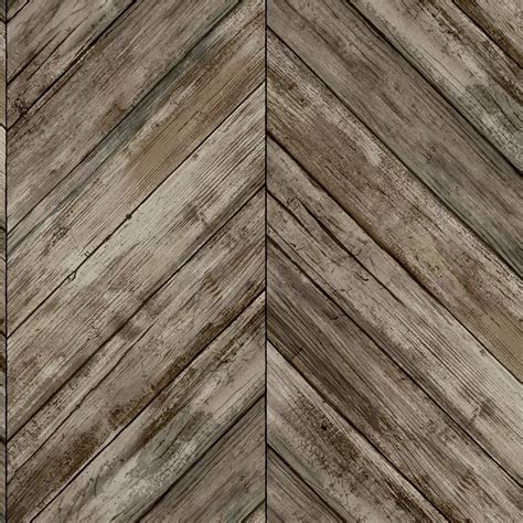 RoomMates Herringbone Wood Boards Peel & Stick Wallpaper | The Home ...