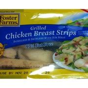 Foster Farms Chicken Breast Strips, Grilled: Calories, Nutrition Analysis & More | Fooducate