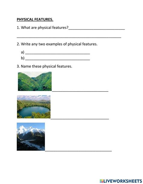 Geographical features - English ESL Worksheets for distance ... - Worksheets Library