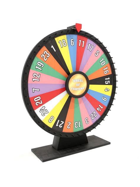 Wheel of Fortune Party Game (Black Frame) | EPH Creative - Event Prop Hire