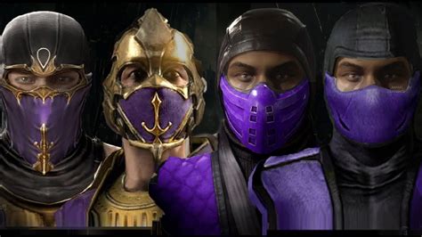 MORTAL KOMBAT All RAIN Evolution Skins and ALT Costumes MK TRILOGY ...