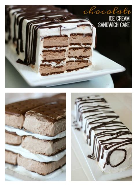 Chocolate Ice Cream Sandwich Cake - Gluesticks