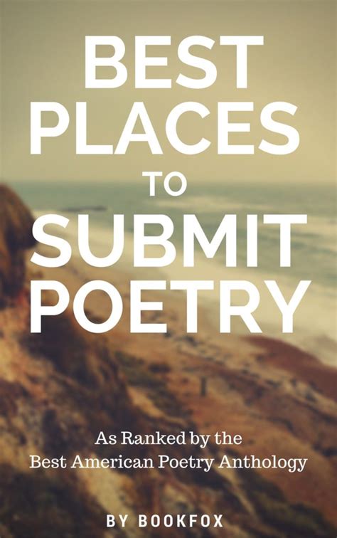 100+ Best Places to Submit Poetry: A Ranking of Literary Magazines - Bookfox