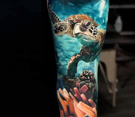 Photo - Sea life tattoo by Andrey Stepanov in 2020 (With images) | Sea life tattoos