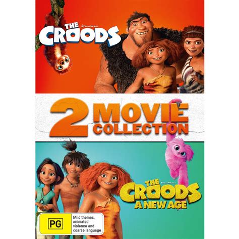 2 Movie Pack (the Croods/the Croods: New Age)- 2 Disc - Dvd Each | Woolworths