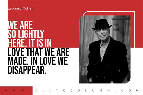 40 Leonard Cohen Quotes That Will Motivate You (2023) | EliteColumn