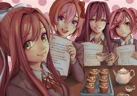 Doki Doki Literature Club Not my work. Credit goes to respectful artist Source: ifunny ...