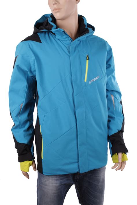 Spyder Men Ski Jacket 143058-480 Quest Chambers Jacket Blue Size XXL | eBay