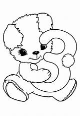 3rd Birthday Coloring Sheet sketch template