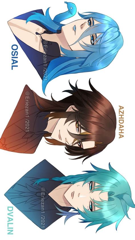 OSIAL | AZHDAHA | DVALIN | Character art, Character design, Anime