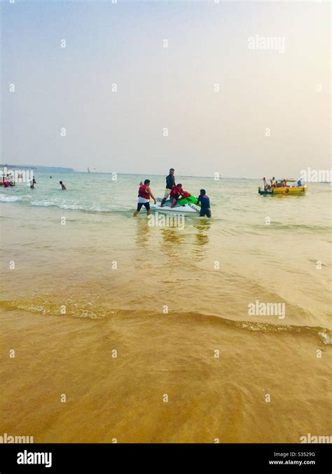 Calangute beach water sports hi-res stock photography and images - Alamy