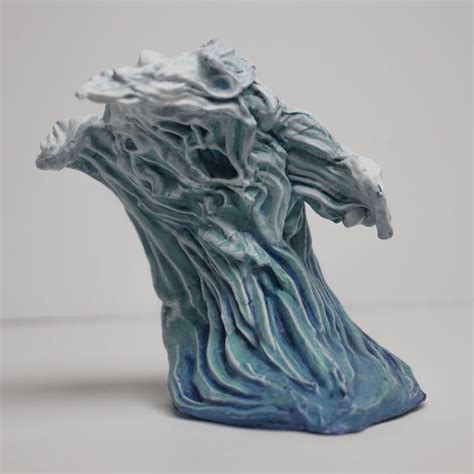 Learning to paint TTRPG miniatures: Feb 27th 2021 Water Elemental #dungeonsanddragons #dnd5e # ...