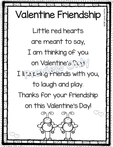 Daughters and Kindergarten: 5 Valentine's Day Poems for Kids