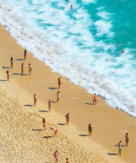 People ocean beach aerial view | Beach aerial view, Ocean beach, Aerial ...