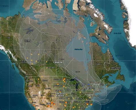 Alberta Wildfire Smoke Map