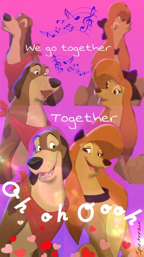 A Fox and the Hound 2 wallpaper I made! Featuring Dixie and Cash!:) I am happy for you to use it ...