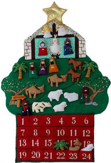 Nativity Fabric Advent Calendar countdown to Christmas - Etsy | Fabric advent calendar, Nativity ...