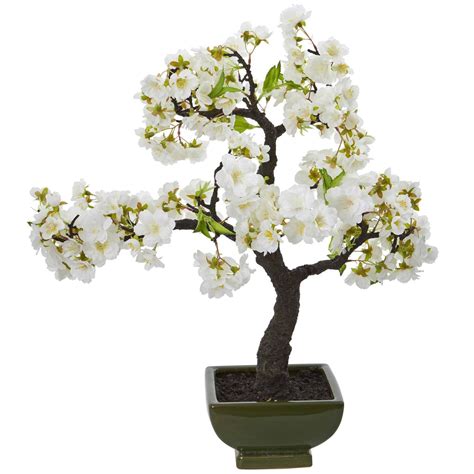 Cherry Blossom Bonsai Artificial Tree | Nearly Natural