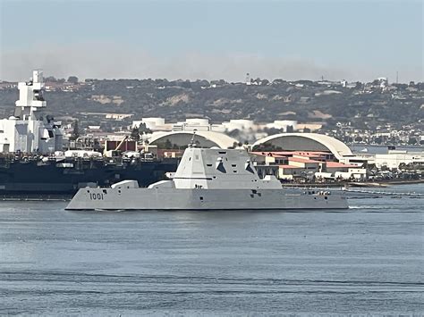 USS Michael Monsoor is the second ship of the three-ship Zumwalt class of guided missile ...