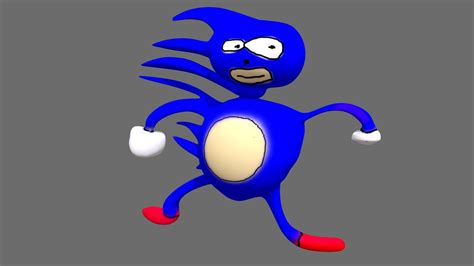 Sanic - Download Free 3D model by PatchesYouUp [4b6a6c6] - Sketchfab