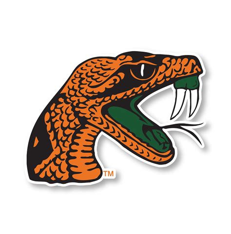 Florida A&M Rattlers Vinyl Mascot Decal Sticker - Etsy