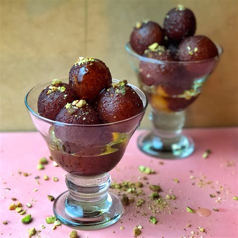 Gulab Jamun (Soaked Indian Fried Donuts) - The Familiar Kitchen