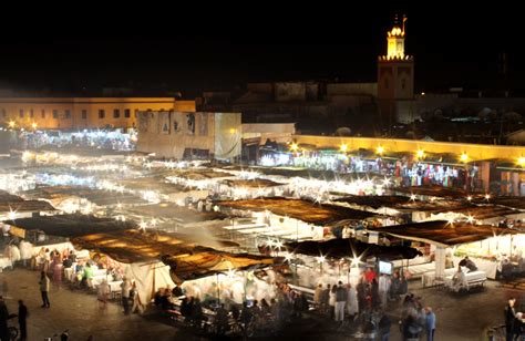 Adventure in The Night Market In Marrakech