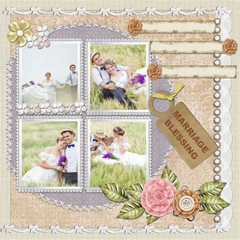 Wedding Scrapbook Templates | Wedding Scrapbook Designs | Wedding ...