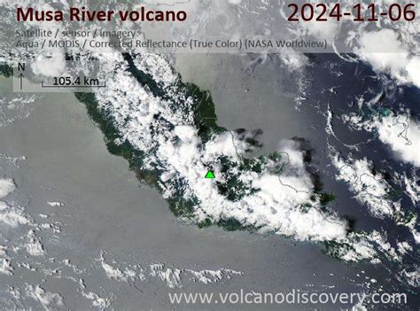 Latest Satellite Images of Musa River Volcano | VolcanoDiscovery