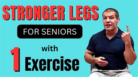 ONE Best Leg Strengthening Exercise for Seniors (No Knee Pain!) - YouTube