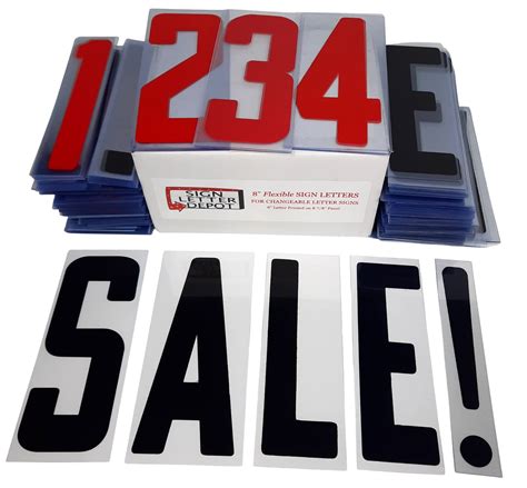 Buy 8" Flexible Marquee Letters for Outdoor Signs - Changeable Portable ...