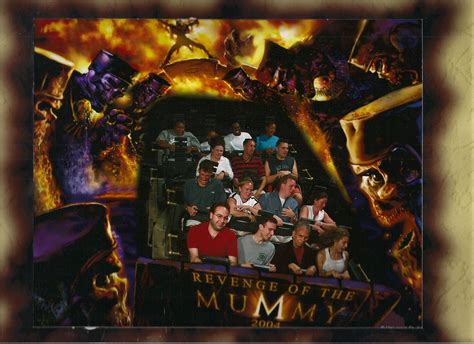 Universal Studios, the Mummy ride, opening day. : r/pics