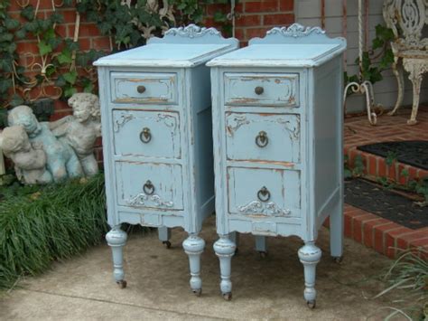 ANTIQUE NIGHTSTANDS Painted Any Color Re-purposed Wood - Etsy