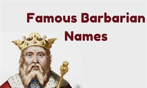 { 1000+ } Barbarian Names » [ Famous + Unique + Cool + Funny + Good ]