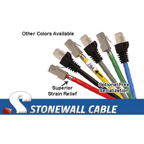 Cat5e Shielded Stranded Patch Cable - Stonewall Cable