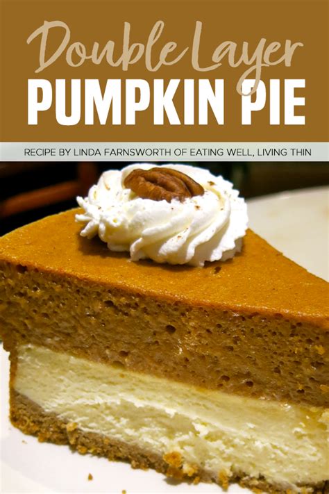 Double Layer Pumpkin Pie Recipe : ObesityHelp