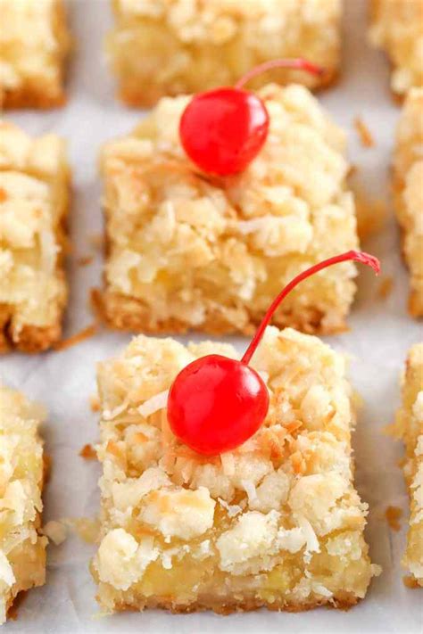 Coconut Pineapple Bars Recipe - Live Well Bake Often