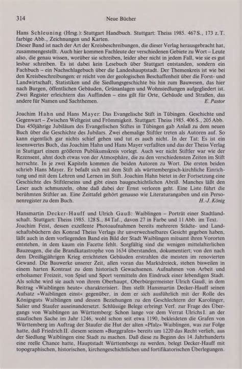 (PDF) Rezension von: Decker-Hauff, Hansmartin; Gauß, Ulrich, Waiblingen