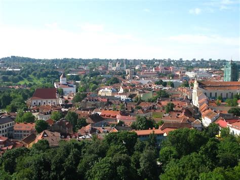 Premium Photo | The view of vilnius city lithuania