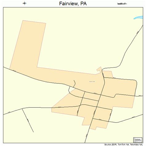 Fairview Pennsylvania Street Map 4224832