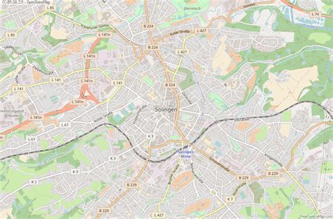 Solingen Map Germany Latitude & Longitude: Free Maps