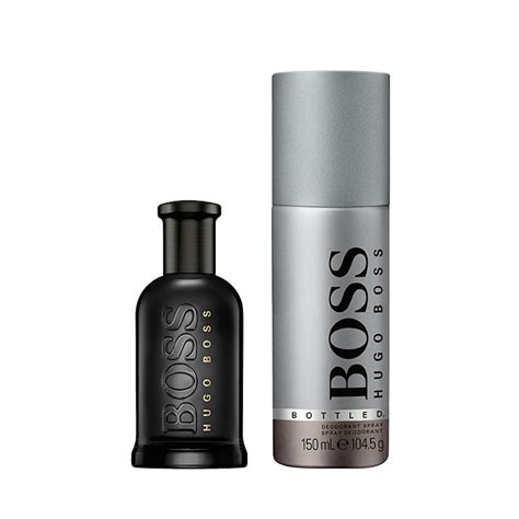 BOSS Bottled Parfum 50ml Gift Set | The Fragrance Shop