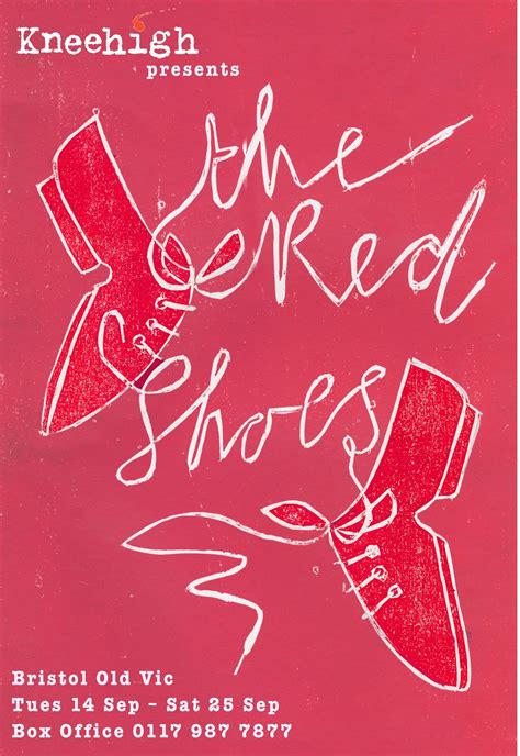 lisa prisk illustration: the red shoes poster