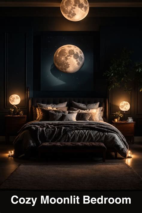 Enlightening, Beautiful and Enchanting Moon Wall Art | Bed design ...