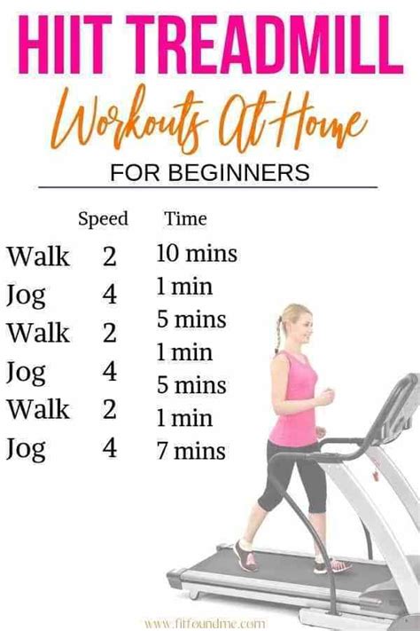 Hiit Treadmill Beginner, Treadmill Workouts, At Home Workouts, Quick Workouts, Treadmill Walking ...