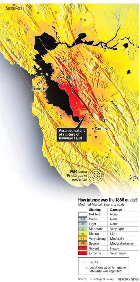 Hayward Fault’s ‘tectonic time bomb’ – The Mercury News