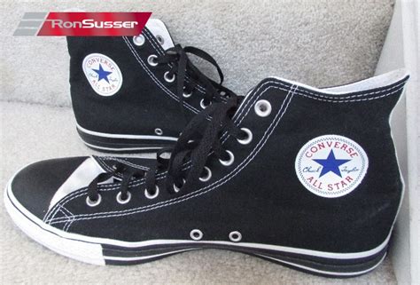 Converse Chuck Taylor All Star Custom Black Hi Tops Sneakers 135528C ...