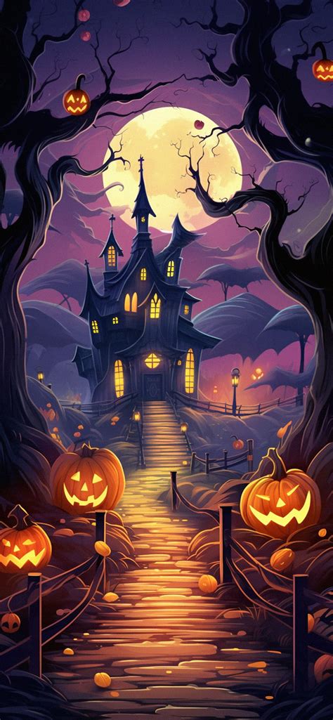 Cartoon Style Halloween Wallpapers - Preppy Halloween Wallpapers